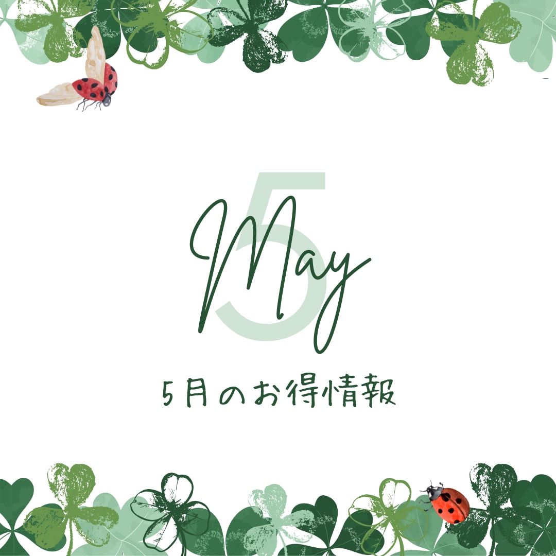 💫見逃し厳禁！5月だけのスペシャルプライスで理想の美しさへ💫
